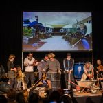 Das hauseigene Impro-Baustellenorchester legt los.